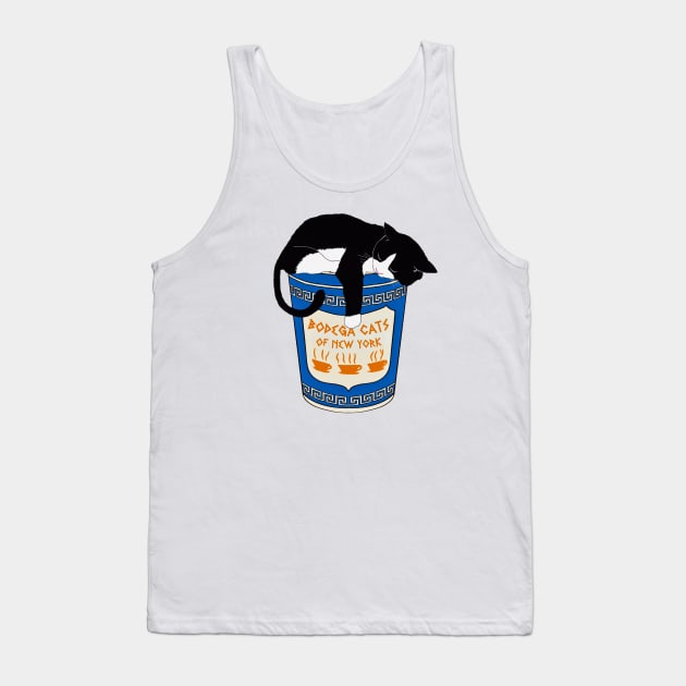 Bodega Cat - Tuxedo Cat Tank Top by Bodega Cats of New York